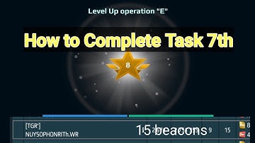 How to Complete Task 7th Space Tech Fair || 15 beacons capture War Robots
