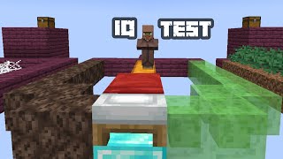 Testing mobs IQ | Minecraft