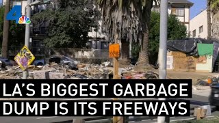 LA's Biggest Garbage Dump Is Now Its Famous Freeways | NBCLA