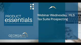 Webinar Wednesday: MLS Tax Suite Prospecting
