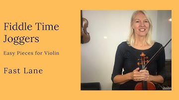 Violin video tutorial 7. Fast Lane from Fiddle Time Joggers by Kathy and David Blackwell