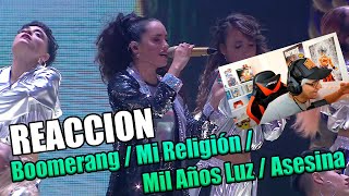 REACCION A Lali - Boomerang / Mi Religión / Mil Años Luz / Asesina (VIVO)