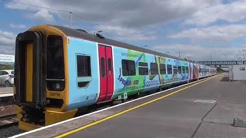 First Great Western 158798 "Springboard" livery at Severn Tunnel Junction