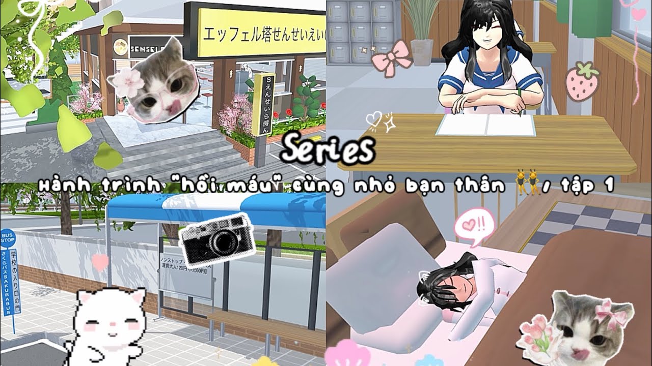 Series: Hành trình “hồi máu“ cùng nhỏ bạn thân/Tập 1 #foryou #sakuraschoolsimulator @vaniday:33