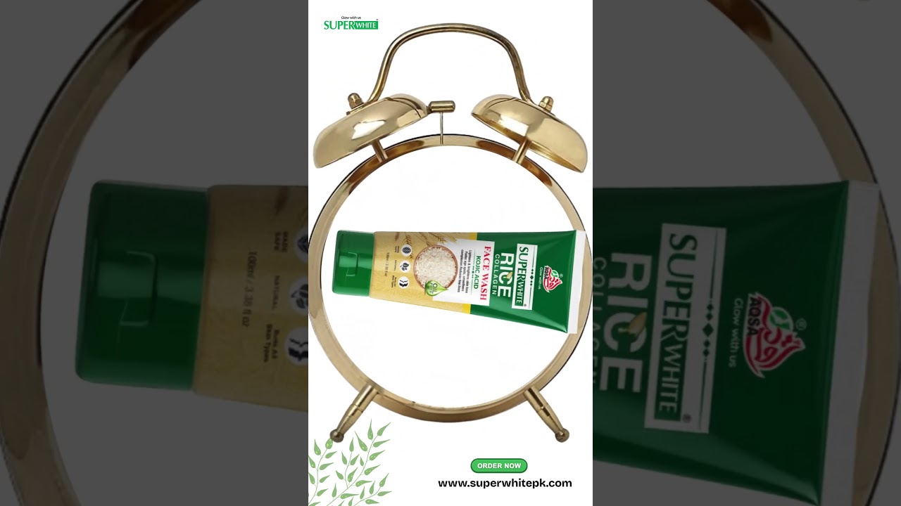 Super White Rice Collagen Face Wash