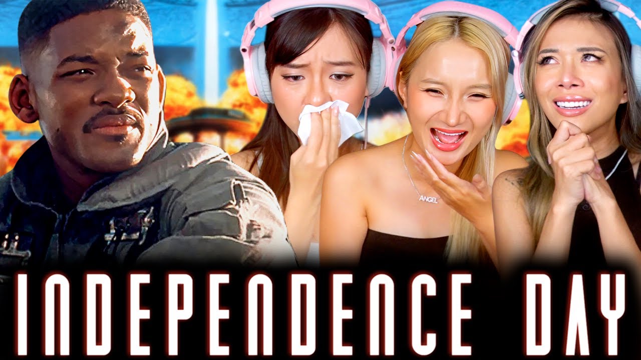 Asian Girls React | Independence Day | First Time Watch