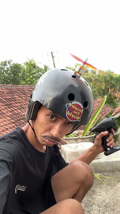 Helm Rc dora emon 🗿🗿#experiment #diyprojects #rc #diy #helmterbang #helmdoraemon