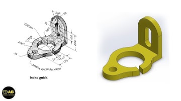 Index Guide in SolidWorks | SolidWorks Tutorial | Part Design | Part No.#77