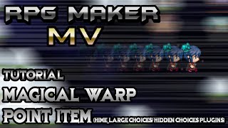 RPG Maker MV Tutorial: Fast Travel Warp Item! (HIME_LargeChoices/HiddenChoices Plugins)