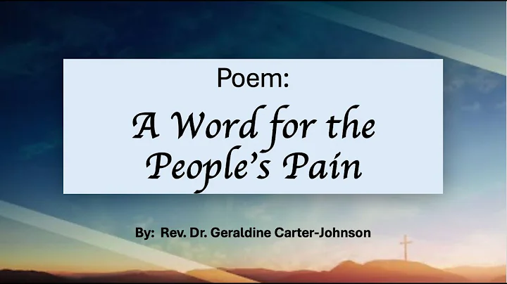 A Word for the People's Pain - Inspirational Video
