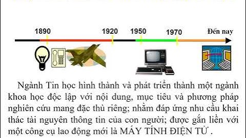 Tin học 10 - Bài 1: Tin học là một ngành khoa học (tiết 1)