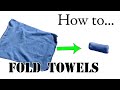 Army Packing Hack: Unique Way to Fold Towels for Camping, Vacation, Road Trips - Ranger Roll