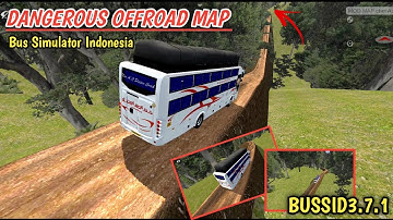 New Dangerous Hill Offroad Map in Bussid v3.7.1 | Modmap Bussid