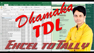 Excel To Tally | GST Item Master Import | Explore Busy | Tally TDL