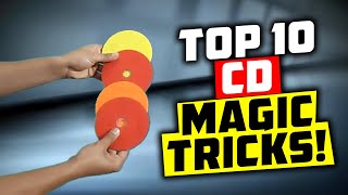 WOW! TOP 10: BEST CD MAGIC TRICKS REVEALED – FREE TUTORIALS!