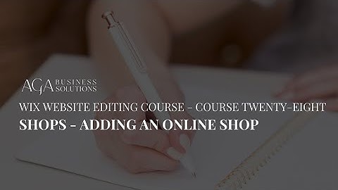 Adding an Online Shop to Your Wix Website | Step-by-Step Tutorial for Beginners