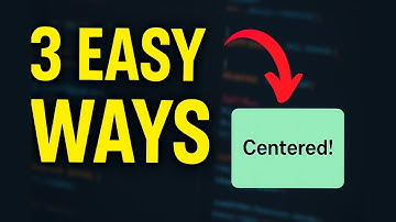 Stop Struggling! 3 Simple Ways to Center a DIV in CSS (Beginners MUST Know)