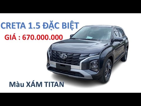 Video Chi tiết HYUNDAI CRETA 2022 bản ĐẶC BIỆT màu XÁM TITAN... - youtube