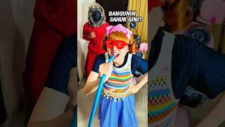 BANGUNIN SAHUR GINI?? 🫣💥 #shorts #OliviaValent