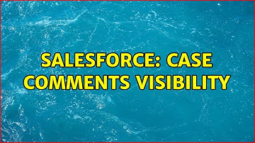 Salesforce: Case comments visibility (2 Solutions!!)