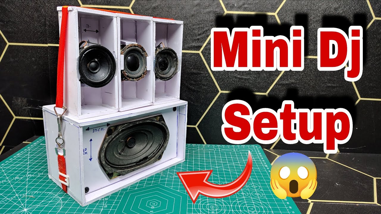 How to Make Mini DJ Setup at Home 🔊 // DIY Mini DJ Speaker - YouTube