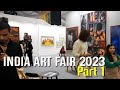 India art fair 2023  part 1  nsic ground delhi  contemporary art