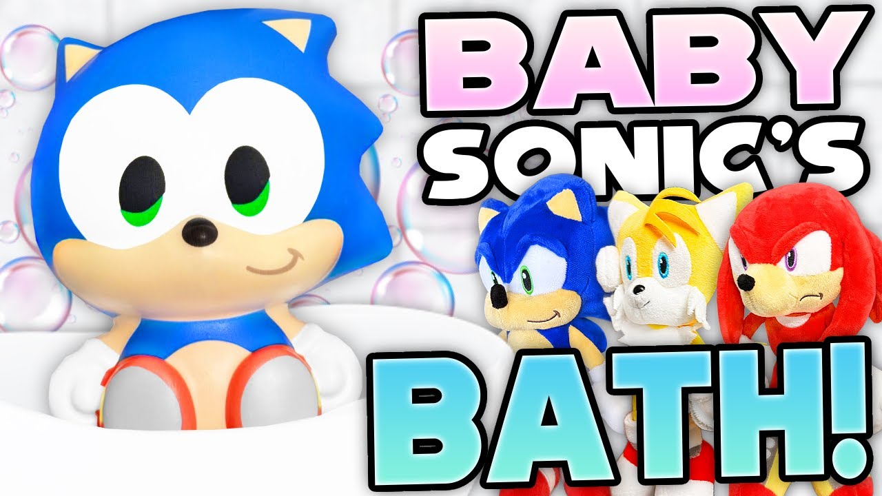 Baby Sonic's Bath! - SSC Plush