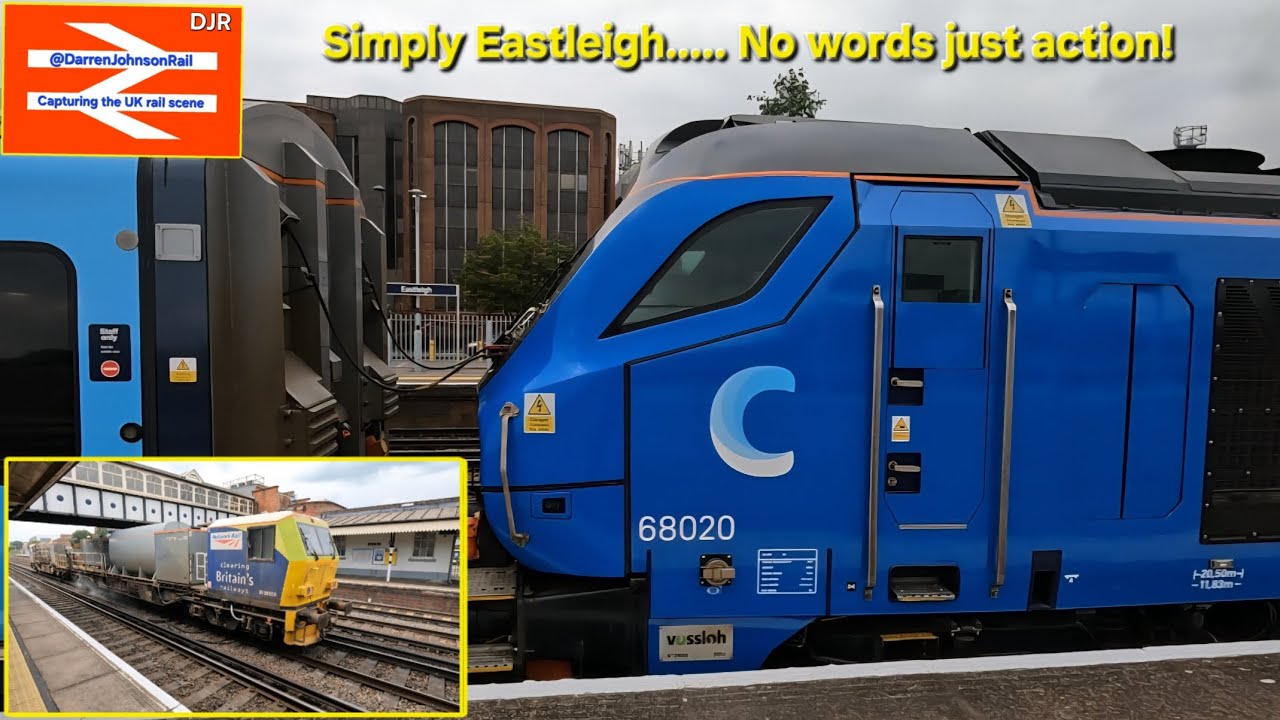 Eastleigh this is Eastleigh - A typical Saturday at this spotting hot-spot....