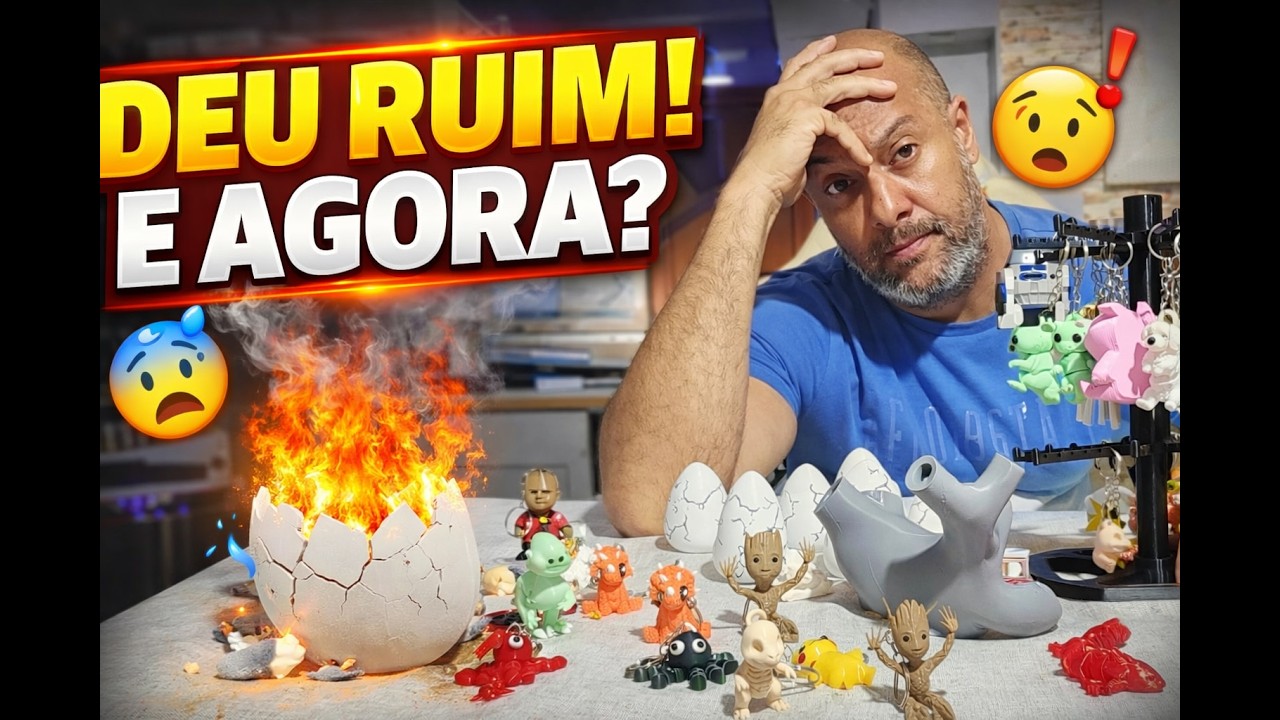 1º MÊS COM IMPRESSORA 3D: PREJUÍZO, ERROS E FRUSTRAÇÃO! VALE A PENA?