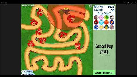 Boomerang Thrower Towers Only (Track 1, Hard, Bloons Tower Defense 3 Challenge)