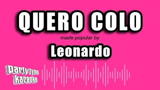 Leonardo - Te Amo Demais (Versão Karaokê)