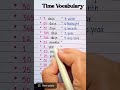 Synonym English words with regard to time and date - ពេល ខែ ឆ្នាំ! ពាក្យមានន័យស្នើក្នុងភាសាអង់គ្លេស។