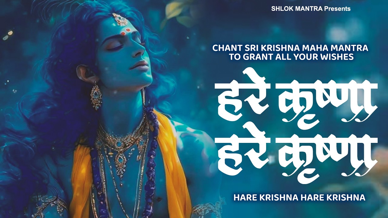 CHANT Sri KRISHNA Maha Mantra to GRANT All Your WISHES ~ Hare Krishna Hare Rama | Krishna Mantra