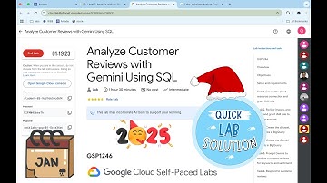 Analyze Customer Reviews with Gemini Using SQL | #qwiklabs | #GSP1246 | [With Explanation🗣️]