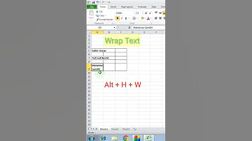 Wrap Text In Excel With Key Excel Tips Tricks 2022 Todfodeducation 