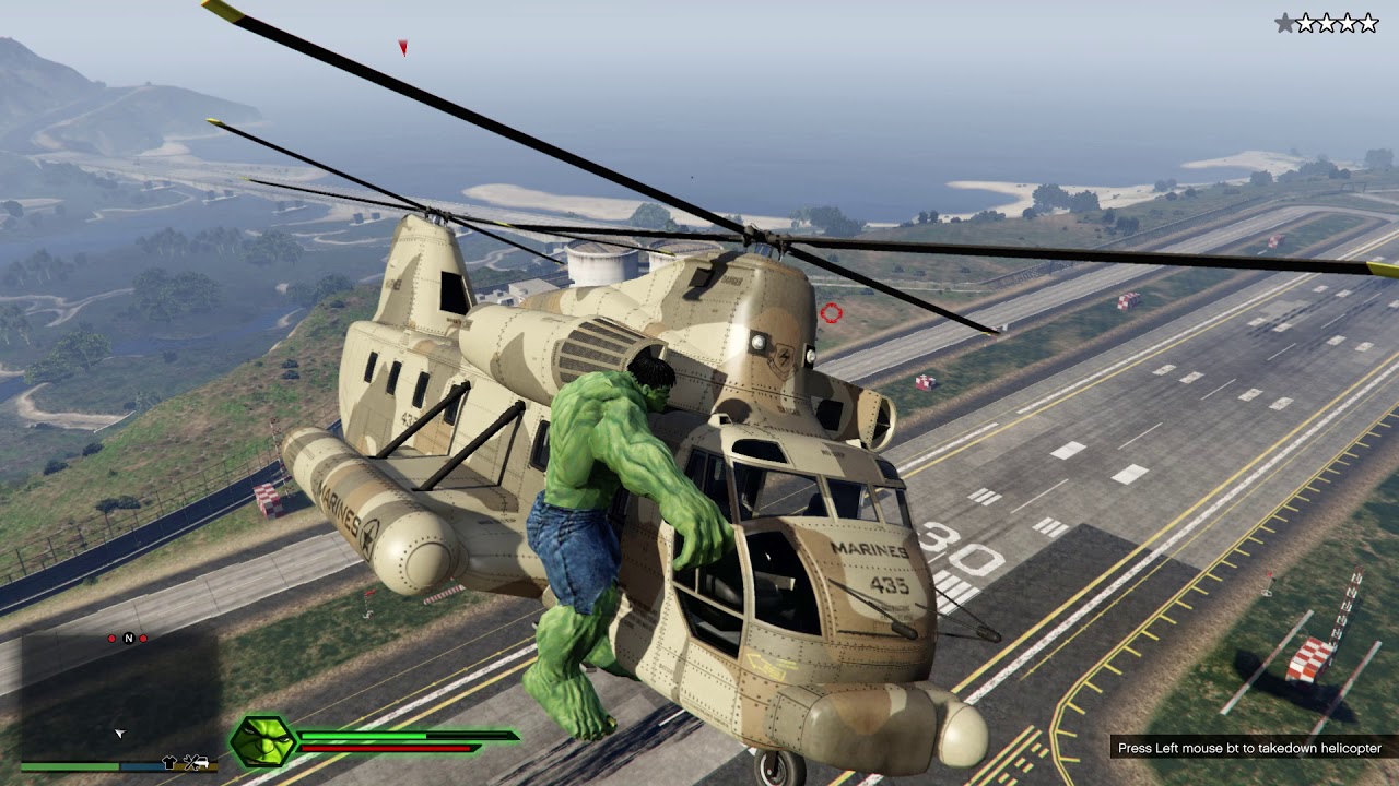 GTA 5 HULK Smash Military