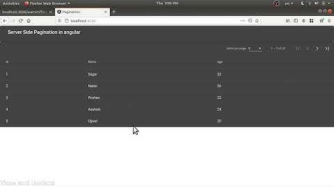 Implementing Server Side Pagination with MatPaginator on Angular