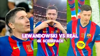Lewandowski Vs Real Madrid 4K Scenepack Clips For Edit