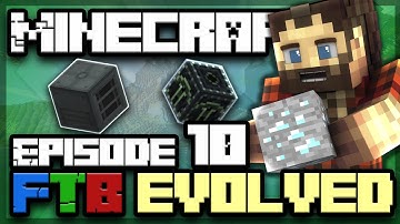 Minecraft Evolved - Episode 10 - ENDER QUARRY Auto Ore Duplication (FTB Infinity Evolved Server)