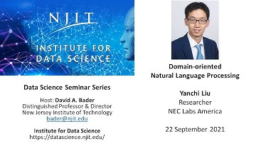 NJIT Data Science Seminar: Yanchi Liu