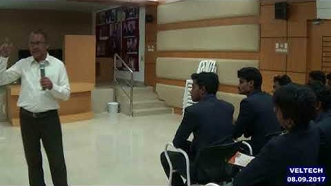 VELTECH OWNED BY RS TRUST DEPT OF ECE GUEST LECTURE - 08.09.2017