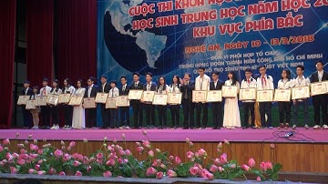 Lễ bế mạc và trao giải Cuộc thi Khoa học kỹ thuật cấp quốc gia học sinh trung học
