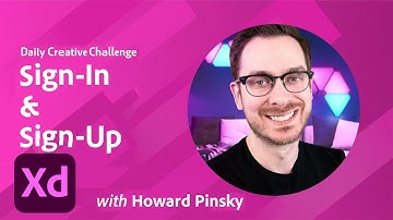 XD Daily Creative Challenge - Sign In & Sign Up | Adobe Creative Cloud