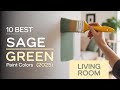 10 Best Sage Green Paint Colors For Living Room 2025 