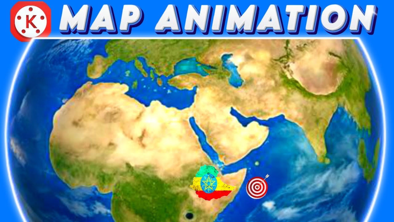 Map animation with kinemaster