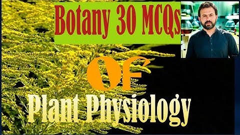 Science l Mcqs about plant physiology l advance science questions l Olympiad Science 