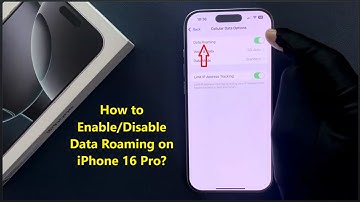 How to Enable/Disable Data Roaming on iPhone 16 Pro?