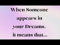 ✔Psychology says:When someone appears in your dreams, it means that...!! |Psychology facts|💯