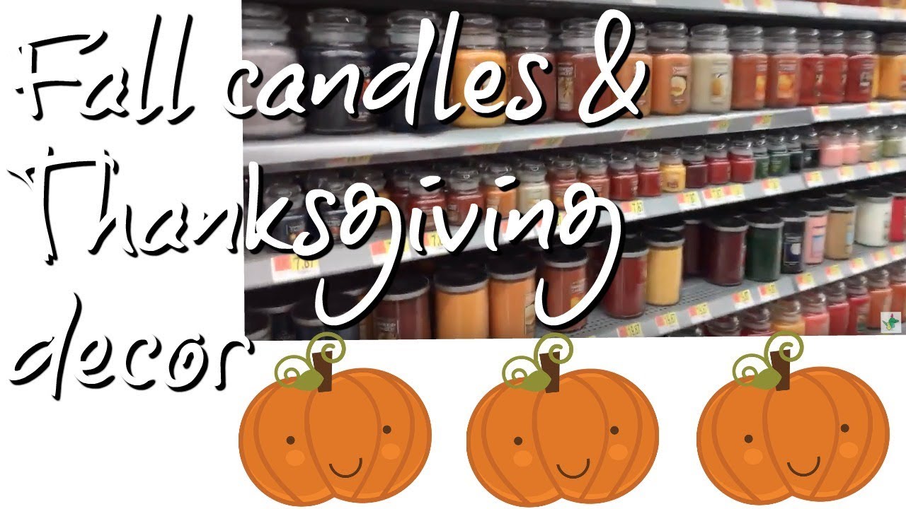 *LIVE* WALMART WALK THRU | FALL CANDLES &  THANKGIVING DECOR