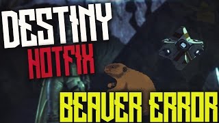 DESTINY 2.3.1.1 HOTFIX BEAVER ERROR BUG PS4 & XB1